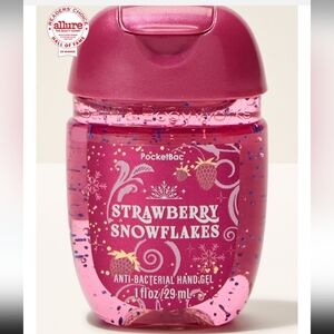 Bath & Body Works Strawberry Snowflake Hand Gel - Pink